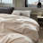 Striped Pinstripe Duvet Cover Set Breathable Durable 100% Washed Cotton Comforter Cover For All Seasons Chic Linen Like Textured Bedding Set-116985490-117586329