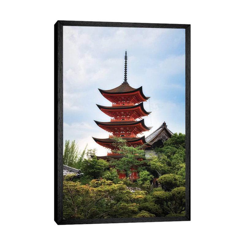 Summer In Japan XVI by Daisuke Uematsu - Print on Canvas, Black Framed, 101.6cm H x 66.04cm W x 3.81cm D