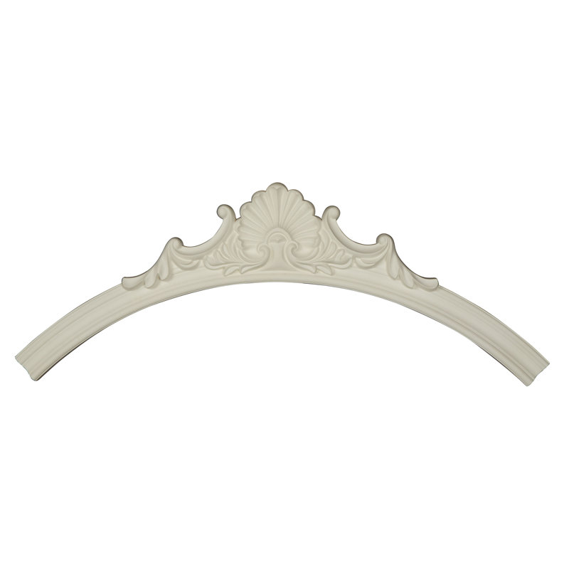 Ensemble d'anneaux de plafond coquille, H 77,625 po x l 77,625 po, Simple (1/4 d'un cercle complet)