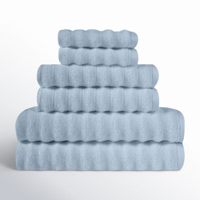  Zero Twist 6 Piece Towel Set
