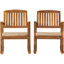 Ensemble de 2 chaises berçantes Modern