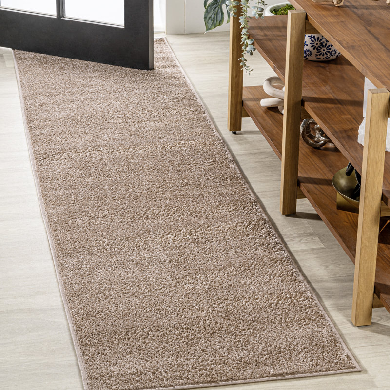 Tapis beige Asami, Tapis de couloir 2 pi x 12 pi