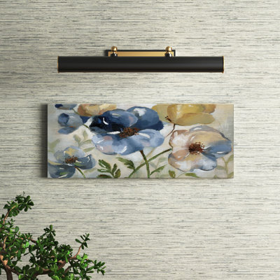 Fleurs d'hiver sur toile