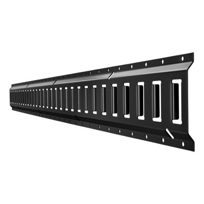 Ensemble de rails de fixation E-Track, (5 pi + 4 pi + 2 pi + 1 pi), 36 pièces Comprend 2 sangles à cliquet et 8 joints toriques et 8 attaches avec anneau en D et 2 fentes simples et 16 embouts , Adapté aux remorques de fourgonnettes