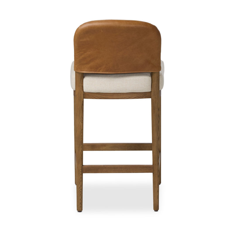 Ryver Stool-Dulane Mahogany-Counter, Antwerp Natural