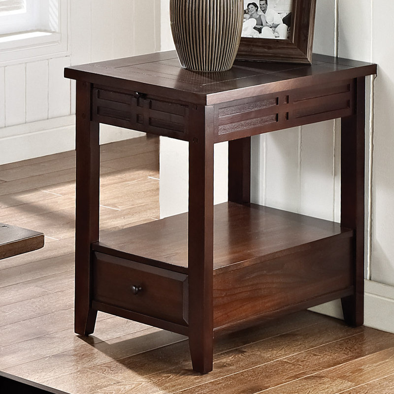 Armsted End Table with Storage