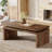 47.24" Farmhouse Solid Wood Coffee Table