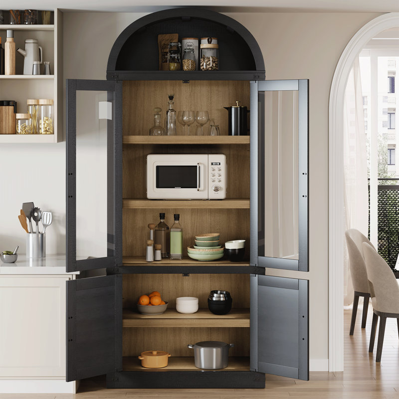 Armoire avec bibliothèque arquée Modern Farmhouse