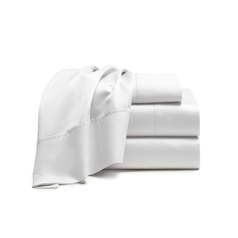 Lux Pillow Case, Cal.King Case Pack with 2 Pillowcases, White