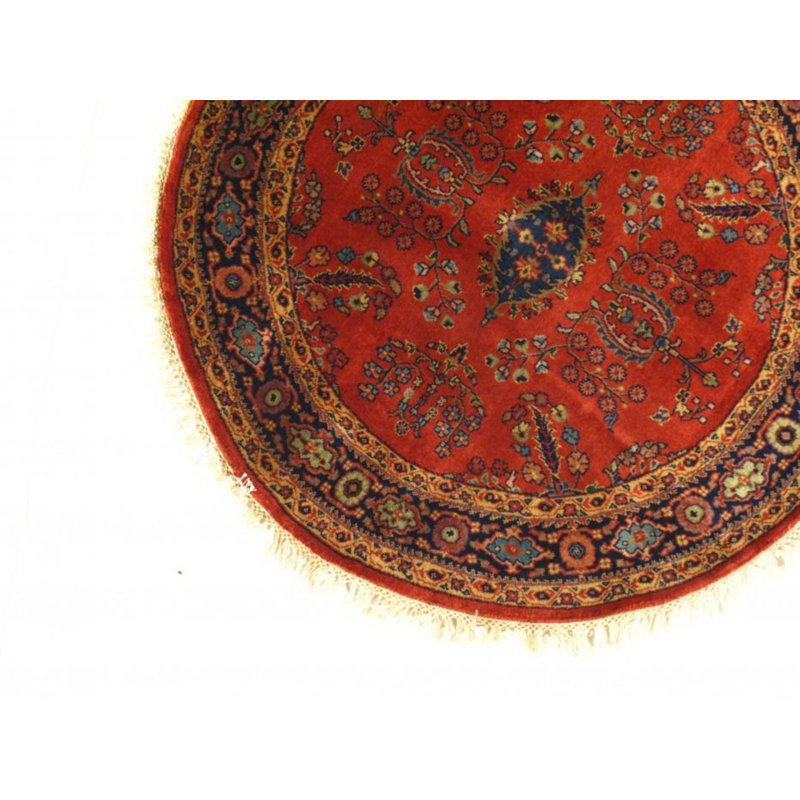 Katriina Oriental Area Rug in Red