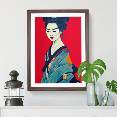 Charismatic Geisha - Single Picture Frame Print