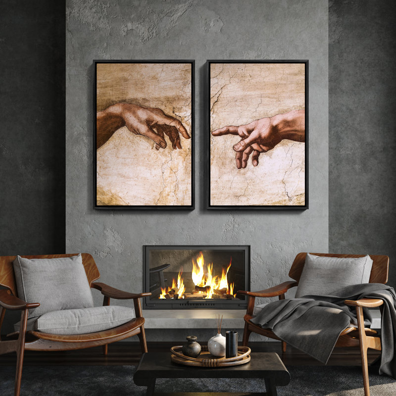 Art mural encadré rétro antique classique pour chambre à coucher, H 24 po x l 16 po, Noir