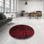 Tapis de zone rouge/bleu contemporaine-873246079