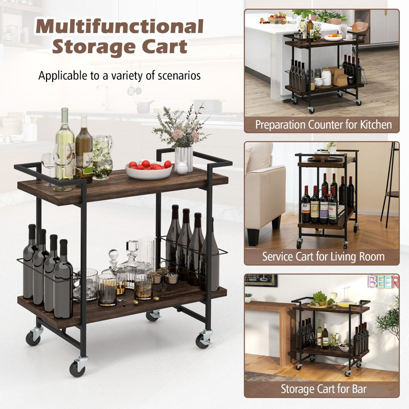 Metal Bar Cart