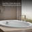 Sunward 60" x 42" Undermount Whirlpool Bathtub-13240017-89288018