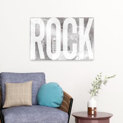 Grungy rock, art abstrait rétro