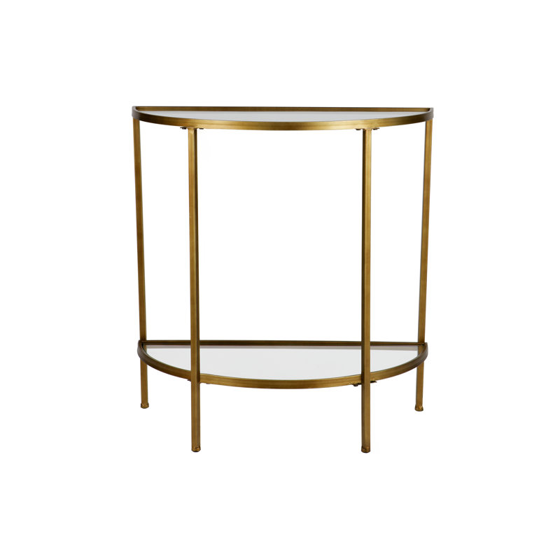 Glass Top End Table