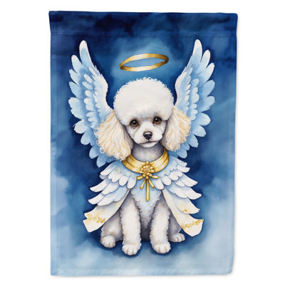 Drapeau caniche blanc My Angel House