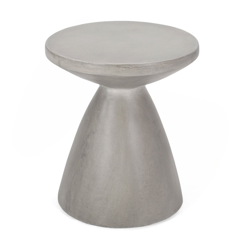 Outdoor Lightweight Concrete Side Table