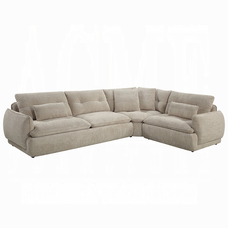 Canapé modulaire Jonina avec 4 coussins