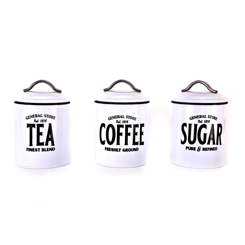 Metal Jar - Set of 3