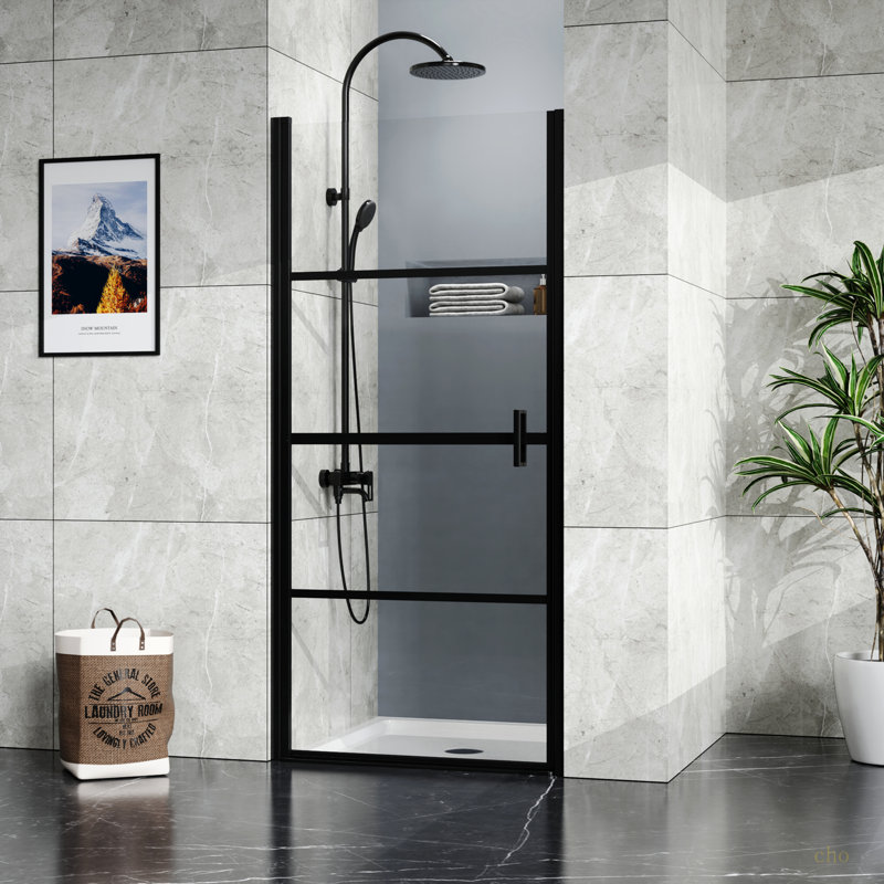 Base de douche 36 x 36 po Goodyo, drain centré et simple seuil