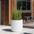Greenebaum 14.8'' D Round Ribbed Black Planter, Outdoor Plant Pot-409472164-409472167