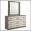 Commode 9 tiroirs avec miroir Edmondson-597424921