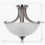 Hillsville Glass Semi Flush Mount