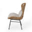 Chaise beige et brune avec structure en fer-120201910-120201908