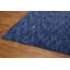 Tapis bleu fait à la main de style Gabbeh 5 x 5