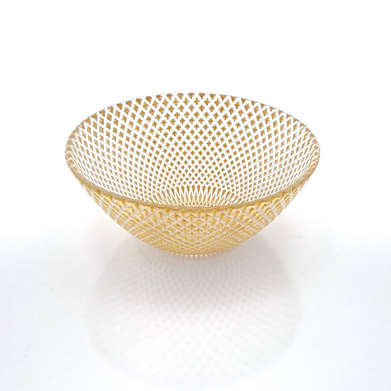 Ensemble de 4 bols en verre doré Marquis, Doré