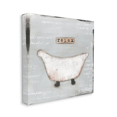 " Relax Bathtub Pastels Bath " by Cassandra Cushman