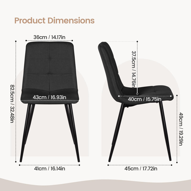 4 - Person Extendable Dining Set, Black, Grey