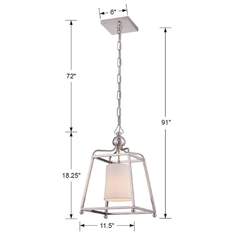 Sylvan 1 - Light Pendant, Nickel