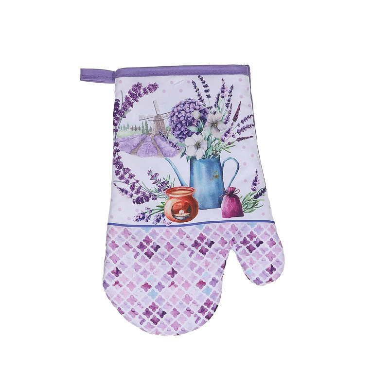 Ensemble de mitaines de four pour lavande de 4 pièces