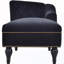 Chaise longue capitonnée avec garniture cloutée-1436176928