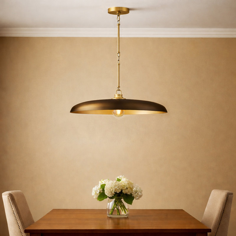Hinkley Sadie 24" Large Saucer Shaped Chandelier, Heritage Bronze