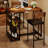 Pevzner 19.6 " Rectangular with Iron Base Dining Table-1284185506