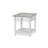 Decastro Coastal Solid Wood White Washed End Table with Storage-933501139