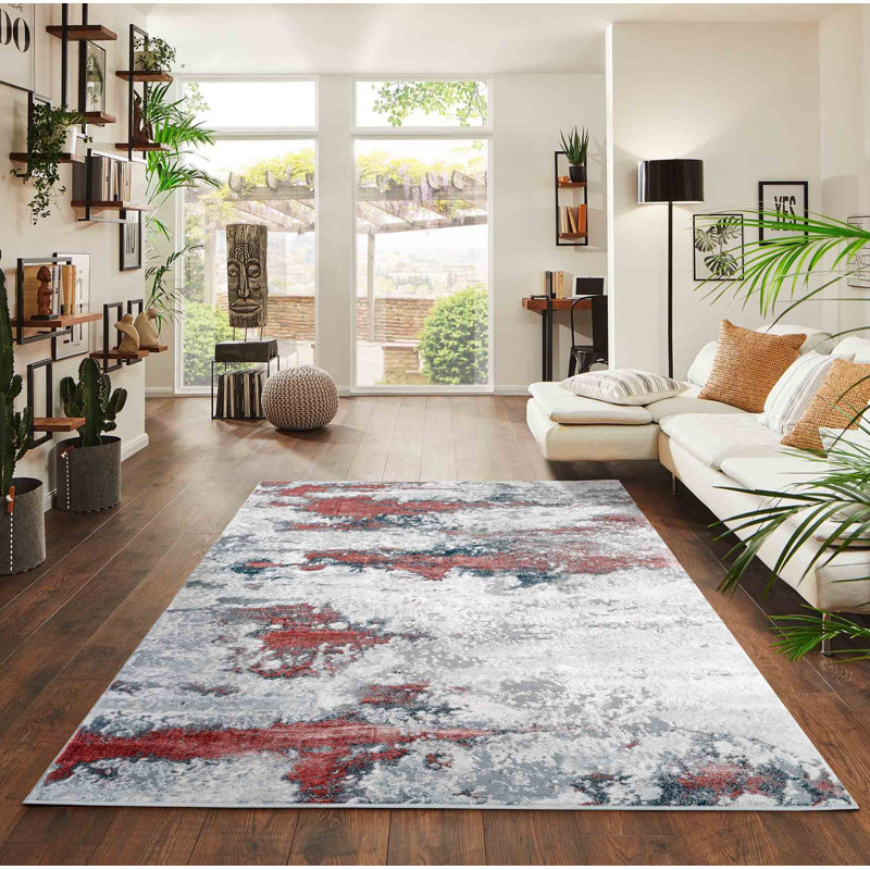 Hesperange Abstract Area Rug, Rectangle 200 x 290cm