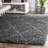 Callum Moroccan Shag Power Loom Performance Gray Rug-1798549511