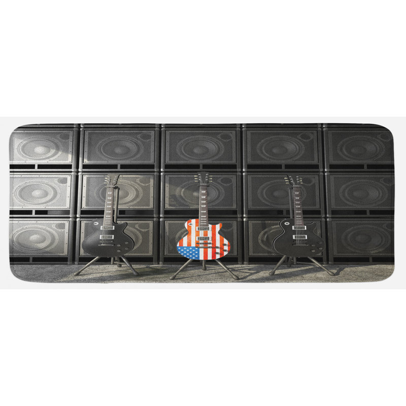 Tapis de cuisine american flag
