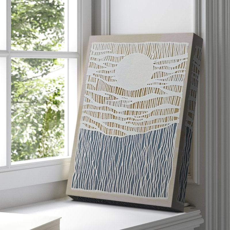 Toile tendue avec châssis abstrait CDXCII, H 27 po x l 18 po