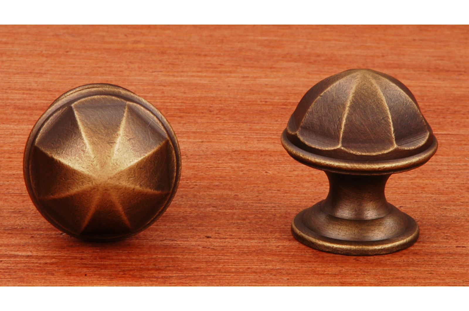 CK Series Contoured Dome Cabinet Knob, Antique English