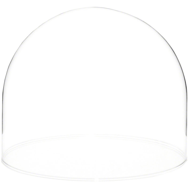 Jenett 8" x 6.5" Glass Display Dome Cloche, No Base