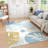Kaldi Vibrant Spring Floral Print Machine Washable Area Rug with Non-Slip Backing for Living Room, Dining Room, Bedroom-145547962