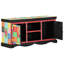 Solid Wood Rectangle Accent Cabinet