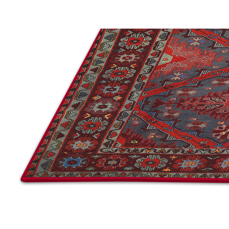 Tapis rouge à motif sud-ouest, Rectangle 6 pi x 9 pi
