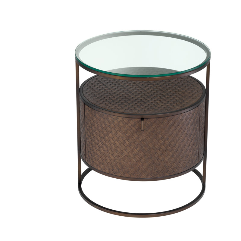 Napa Valley Glass End Table